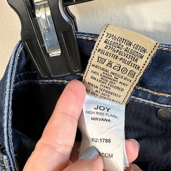 DL1961 Joy High Rise Flare Denim Jeans size 30 - Picture 11 of 14